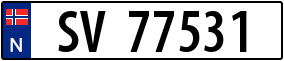Truck License Plate